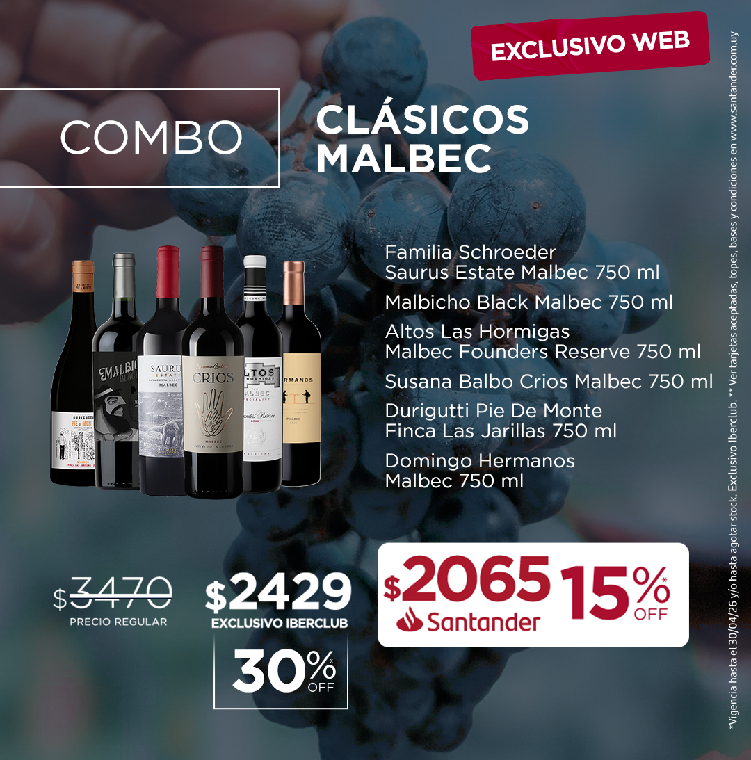 COMBO CLASICOS MALBEC