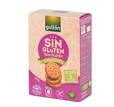 GALLETA GULLON SIN GLUTEN CRACKERS 200 GRAMOS