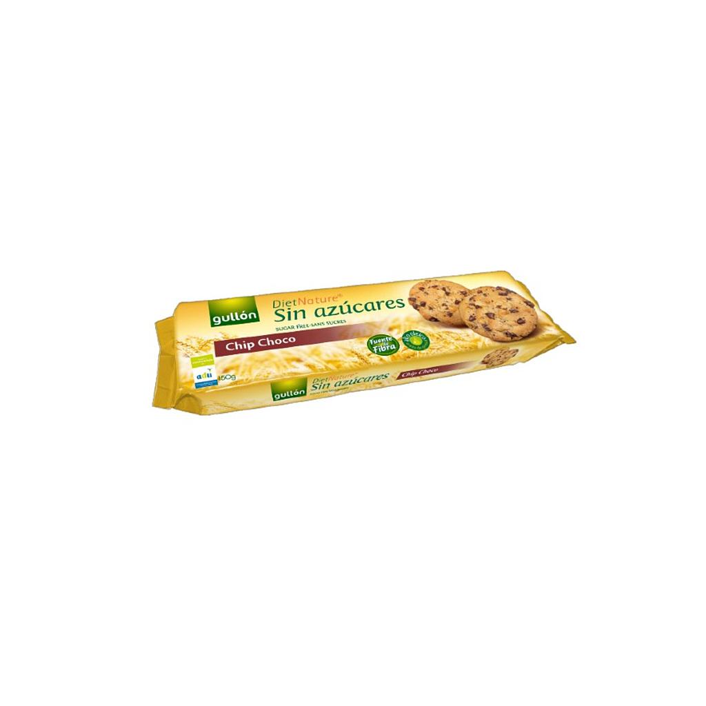 GALLETAS GULLON SIN AZUCAR CHIPS DE CHOCOLATE 150 GRAMOS