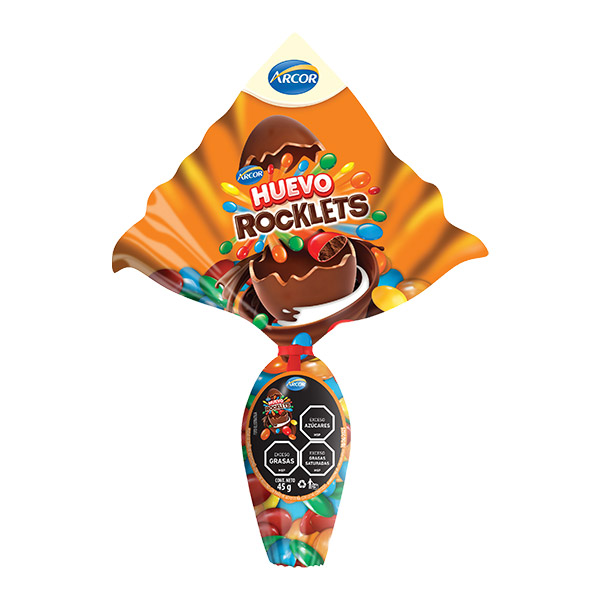 HUEVO DE PASCUA ROCKLETS 45 GRAMOS