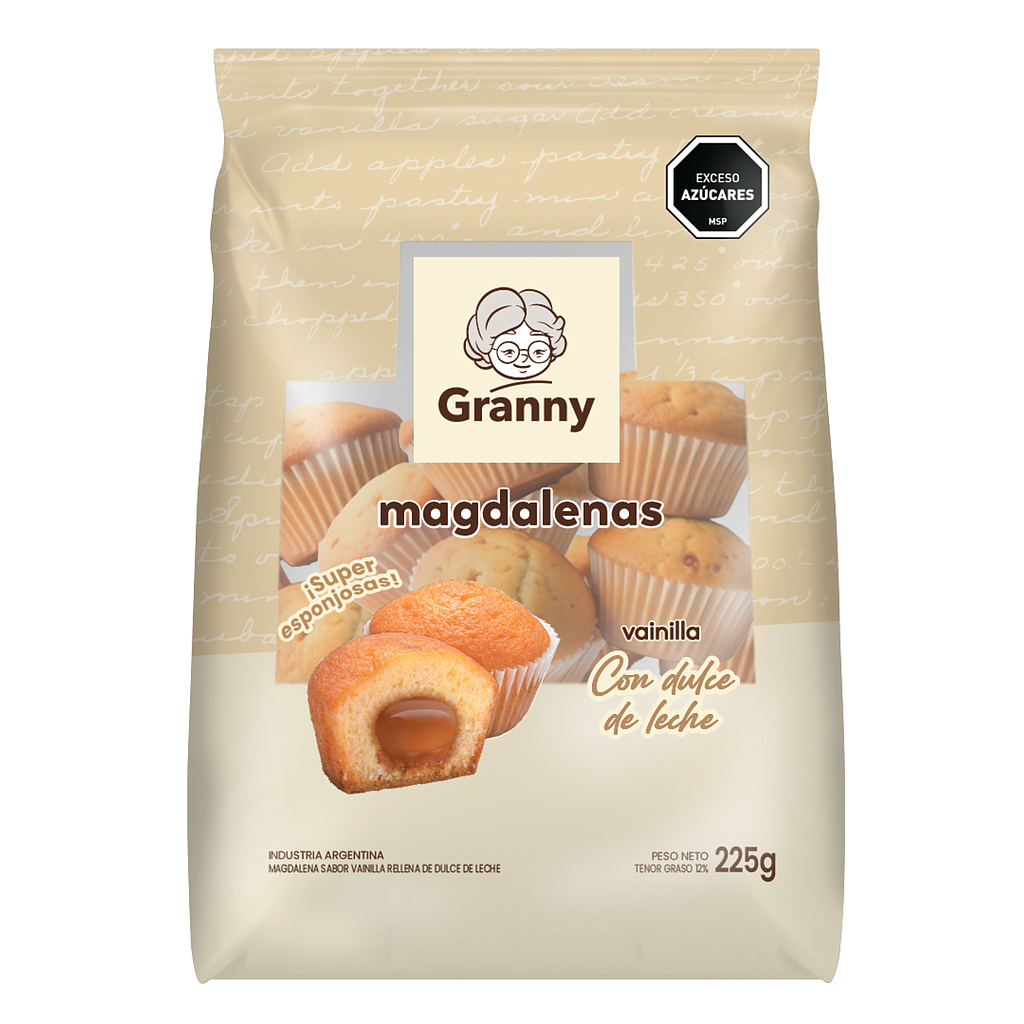 MAGDALENA GRANNY RELLENA DULCE DE LECHE 225 GRAMOS