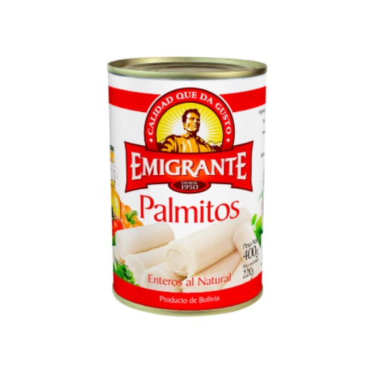 PALMITOS ENTEROS EL EMIGRANTE 400 GR LATA