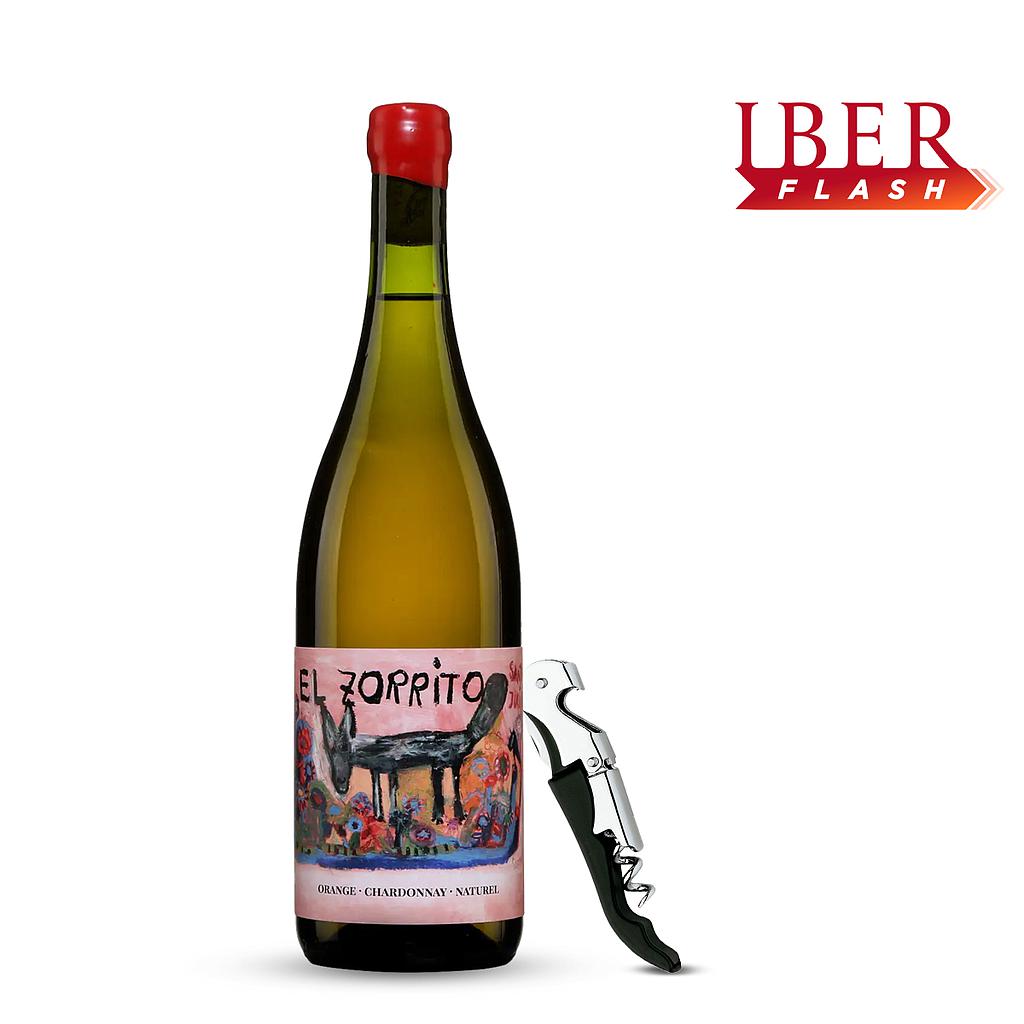 PROMO FLASH 6 - VINO SANTA JULIA EL ZORRITO NARANJO CHARDONNAY 750 ML + SACACORCHO SANTA JULIA 2 POSICIONES