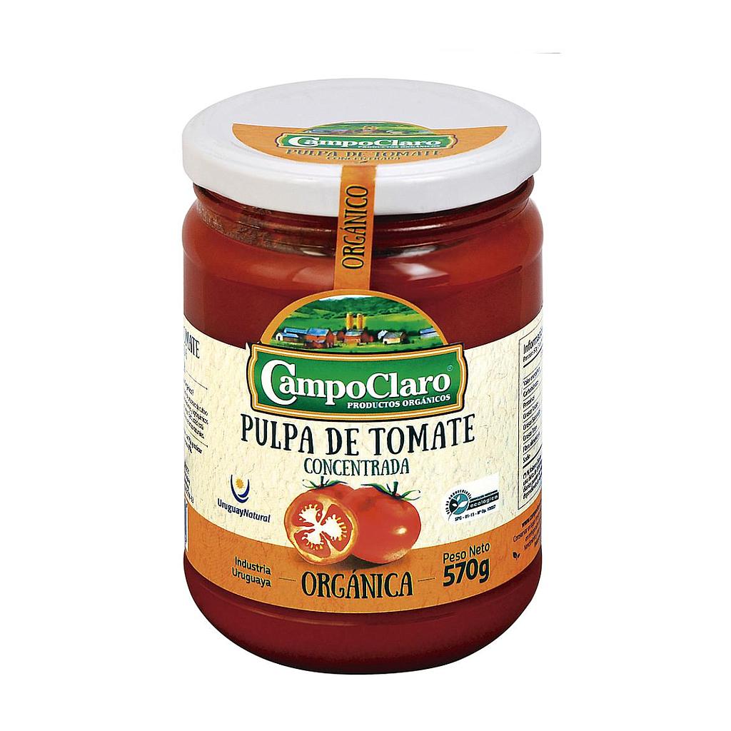 PULPA DE TOMATE CONCENTRADA ORGANICA CAMPOCLARO 570 GRAMOS