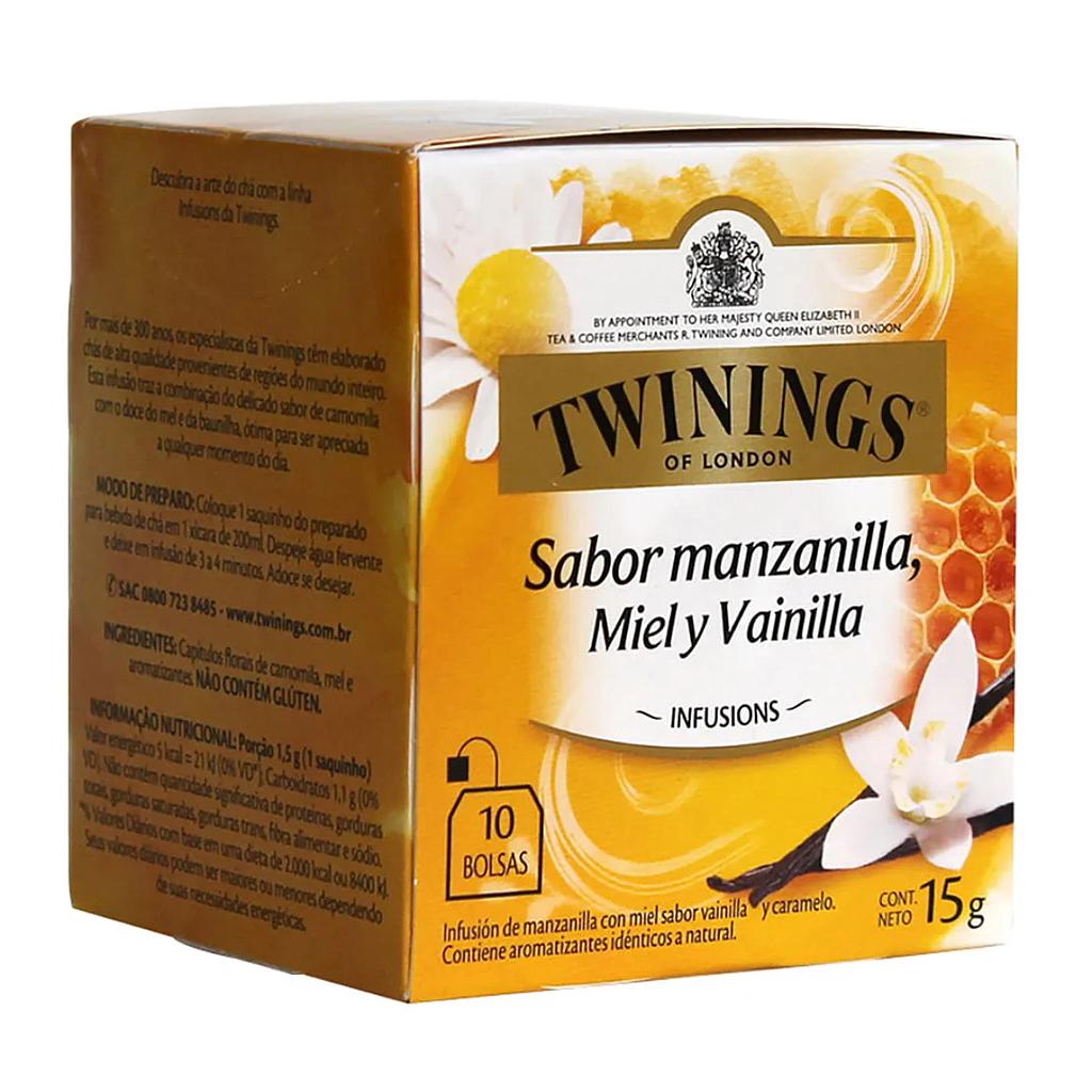 TE TWININGS MANZANILLA MIEL Y VAINILLA 10 SOBRES