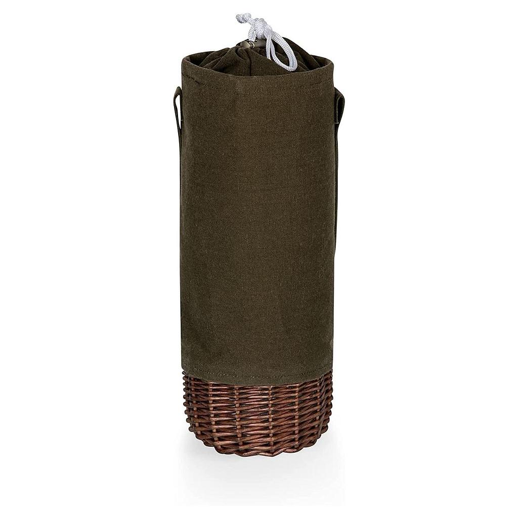 BOLSO VERDE PARA BOTELLA CON AISLAMIENTO - PICNIC TIME