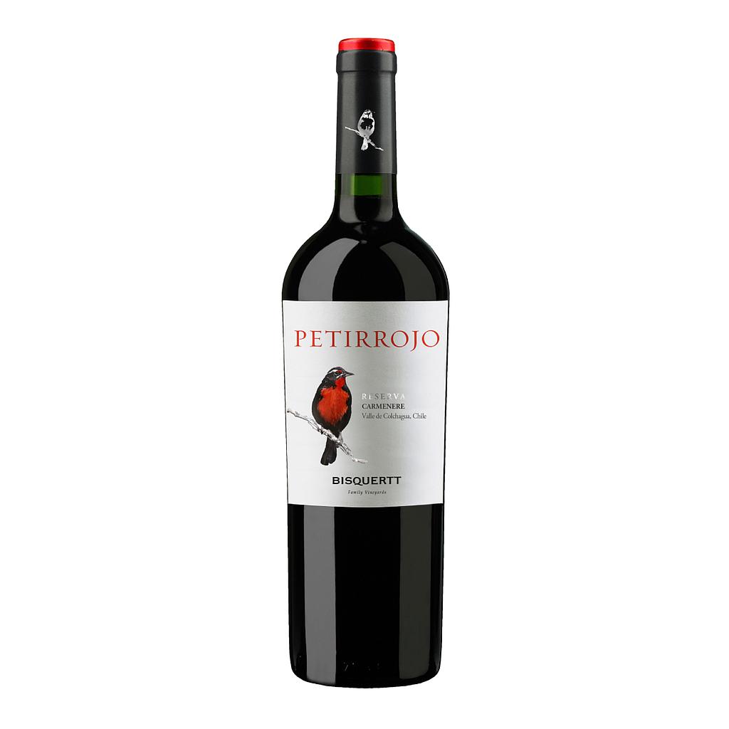 VINO BISQUERTT PETIRROJO CARMENERE 750 ML