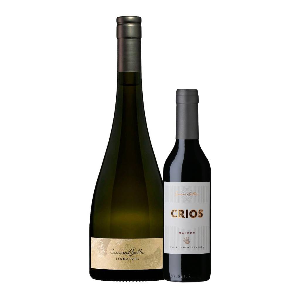VINO SUSANA BALBO SIGNATURE WHITE BLEND 750 ML + VINO SUSANA BALBO CRIOS MALBEC 375 ML