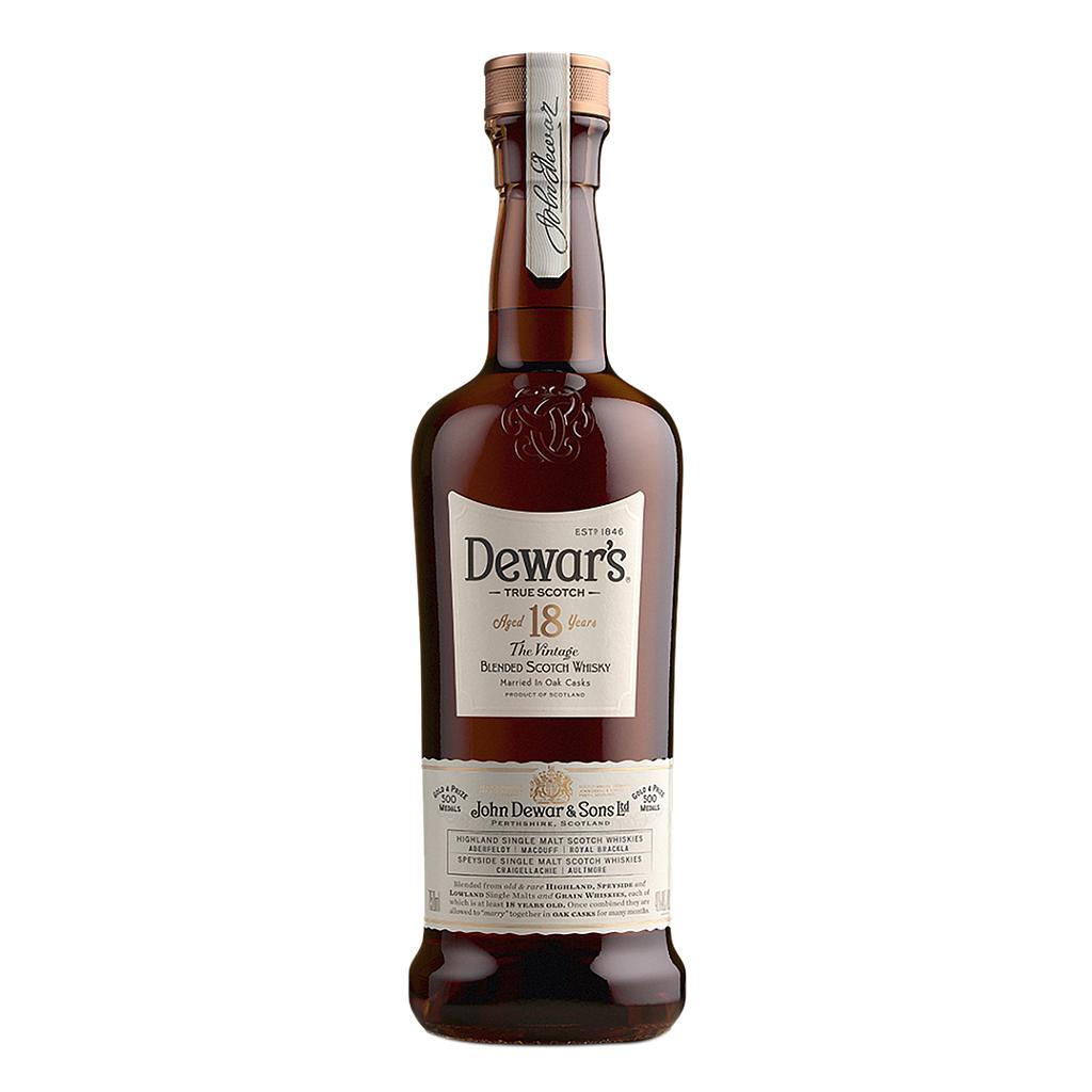 WHISKY ESCOCES DEWAR'S 18 AÑOS 750 ML