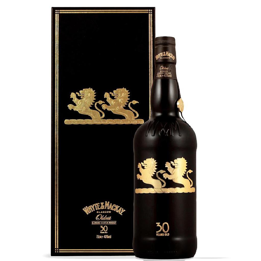 WHISKY ESCOCES WHYTE & MACKAY 30 AÑOS 700 ML