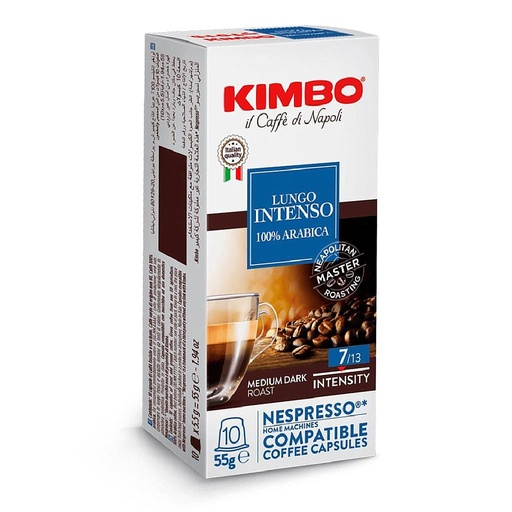 CAFE KIMBO LUNGO INTENSO 55 GRAMOS