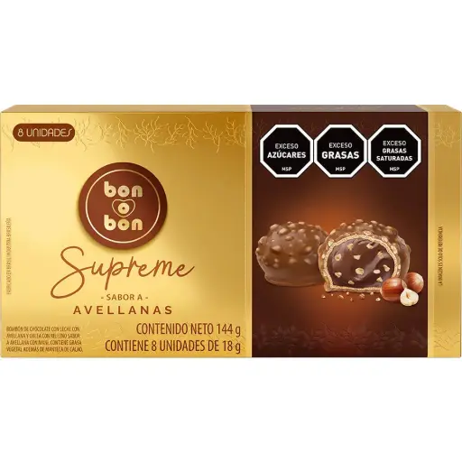 [35951] BOMBONERA BON O BON SUPREME 144 GRAMOS 