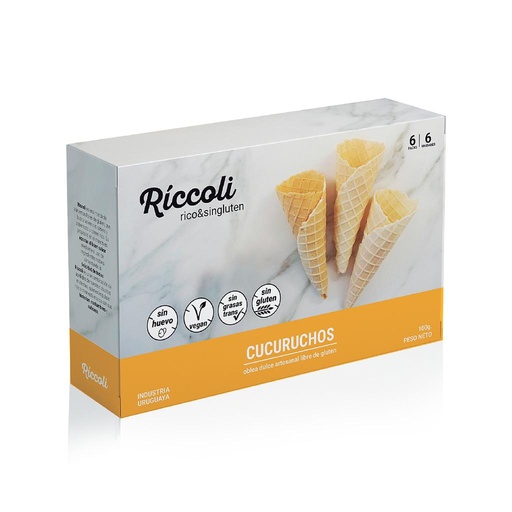 [32465] CAJA CUCURUCHO RICCOLI 6 UNIDADES