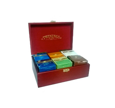 CAJA DE MADERA TE TWININGS 60 SOBRES