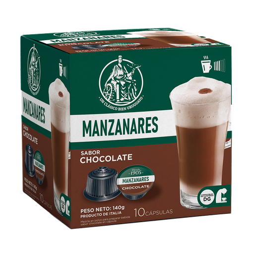 [35024] CAPSULAS MANZANARES CAFE CHOCOLATE 10 UNIDADES