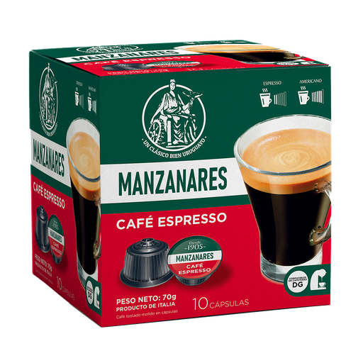 [35022] CAPSULAS MANZANARES CAFE CLASICO 10 UNIDADES