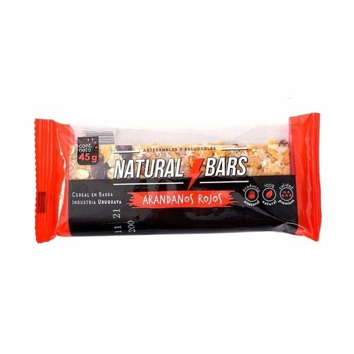 [30477] CEREAL NATURAL BARS ARANDANOS