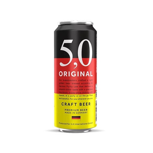 CERVEZA ALEMANA 5,0 500 ML