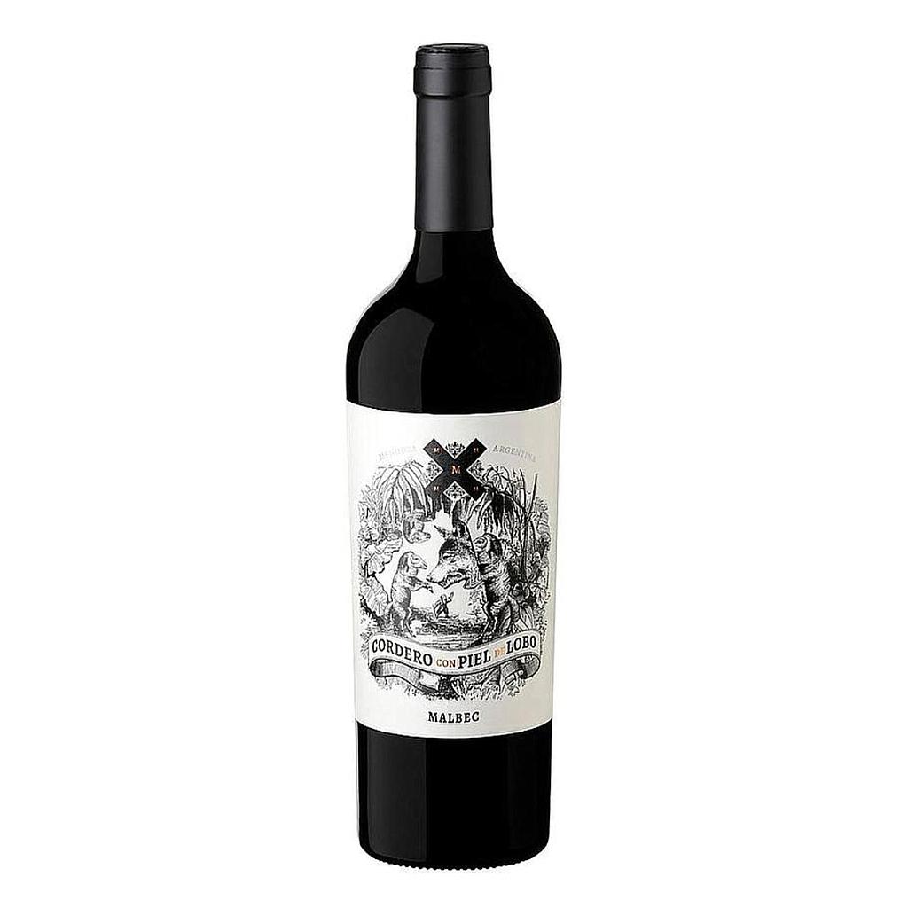VINO CORDERO CON PIEL DE LOBO MALBEC 750 ML