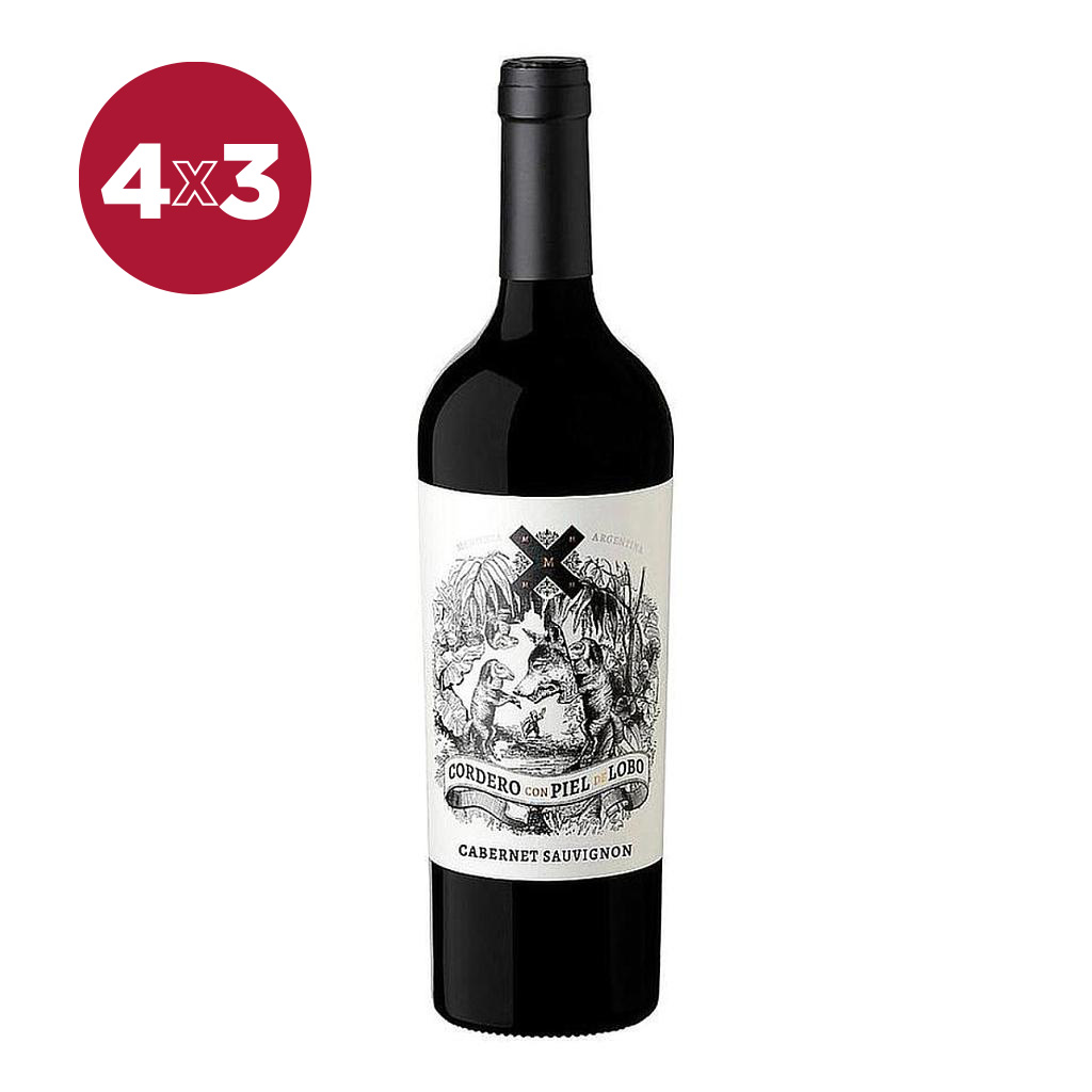 VINO CORDERO CON PIEL DE LOBO CABERNET SAUVIGNON 750 ML