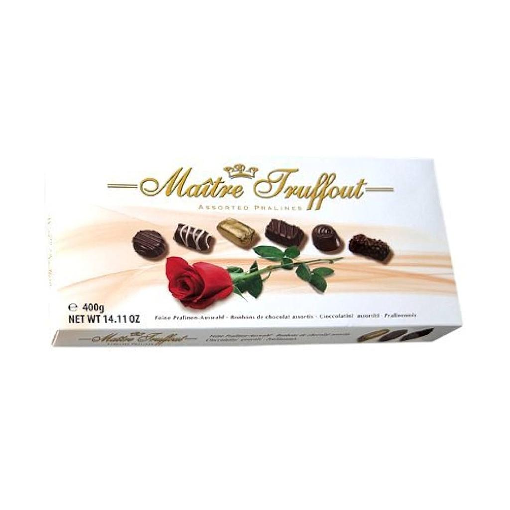 BOMBONERA MAITRE TRUFFOUT ROSE 400 GRAMOS