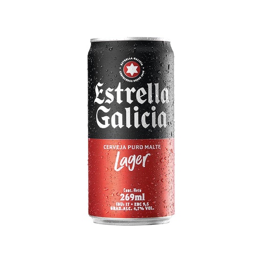 [30541] CERVEZA ESTRELLA GALICIA LATA 269 ML