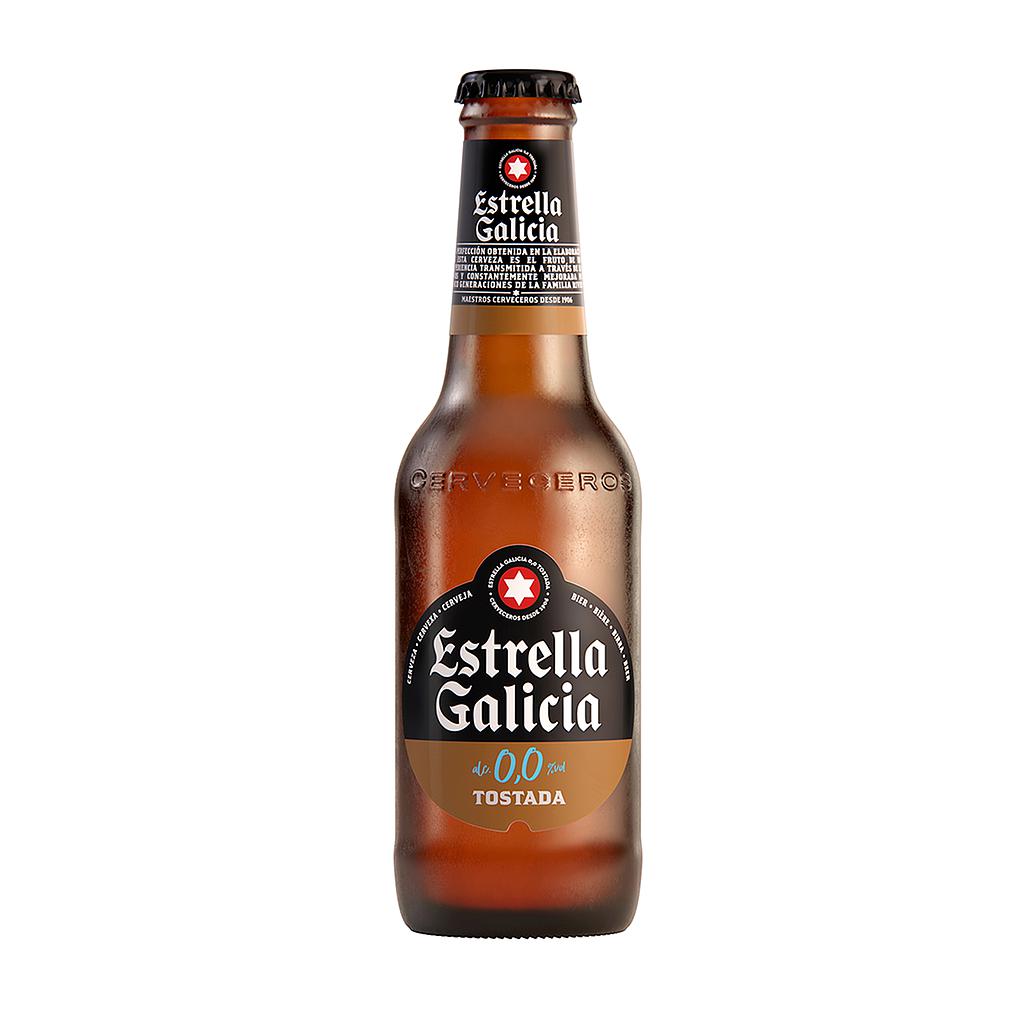 CERVEZA ESTRELLA GALICIA TOSTADA 0.0 250 ML