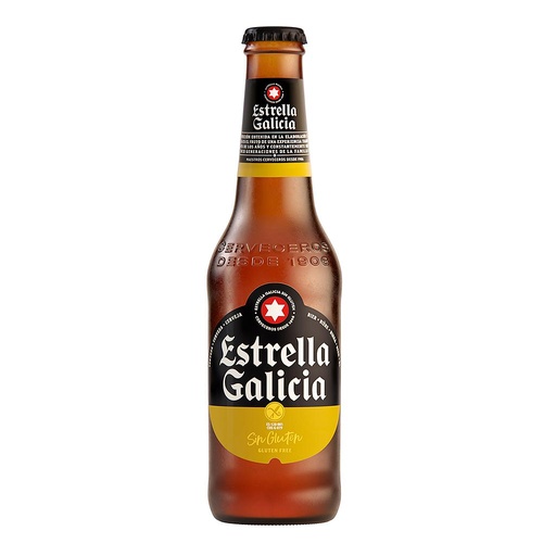 [3404] CERVEZA ESTRELLA GALICIA SIN GLUTEN 330 ML