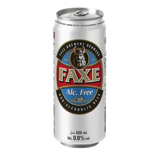 [3248] CERVEZA FAXE ALCOHOL FREE 0.0 LATA 500 ML