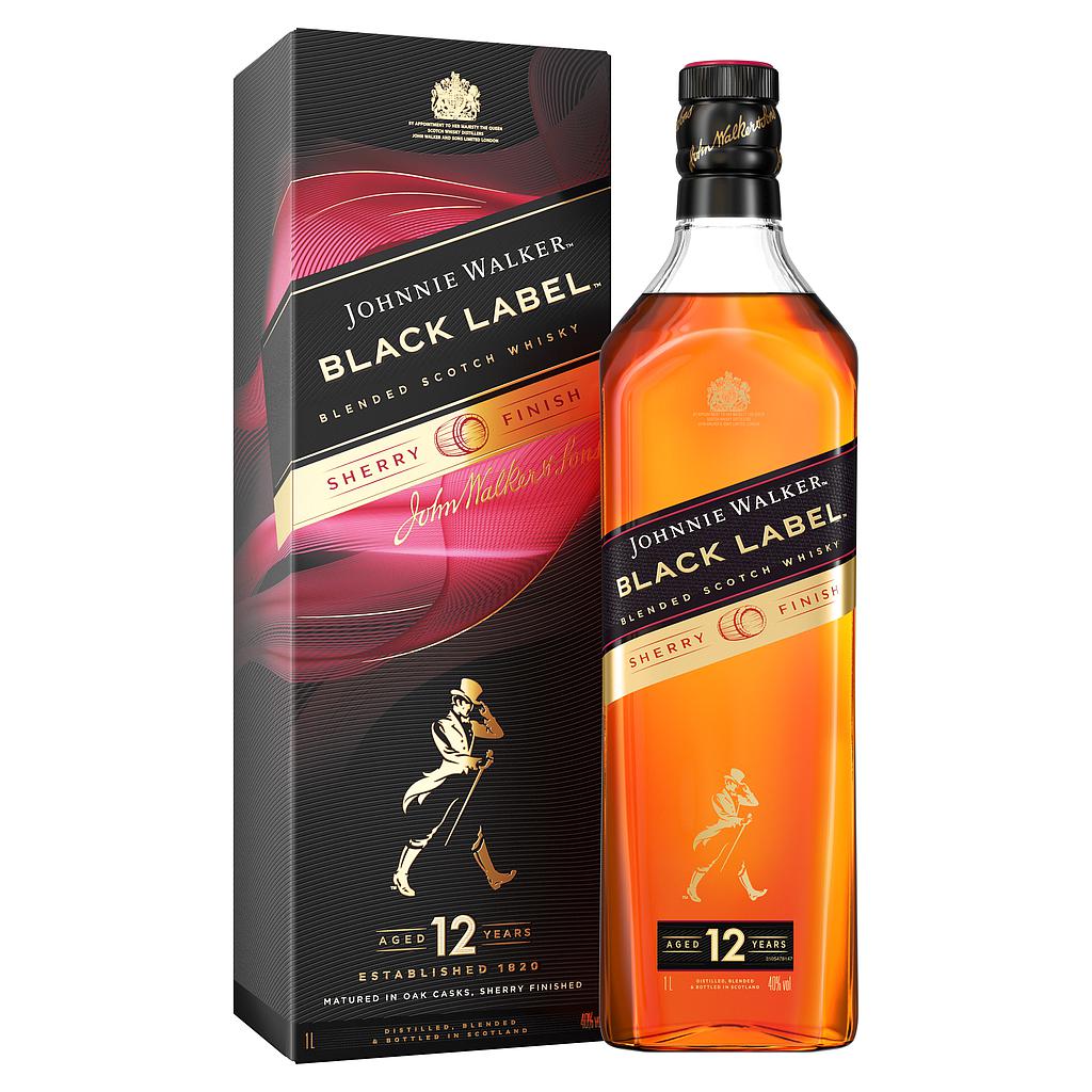 WHISKY ESCOCES JOHNNIE WALKER BLACK SHERRY FINISH 750 ML