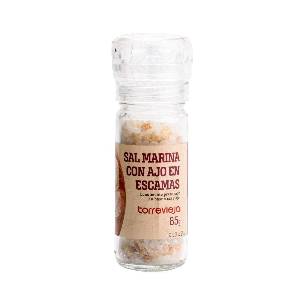 MOLINILLO SAL MARINA CON AJO EN ESCAMAS TORREVIEJA 85 GRAMOS