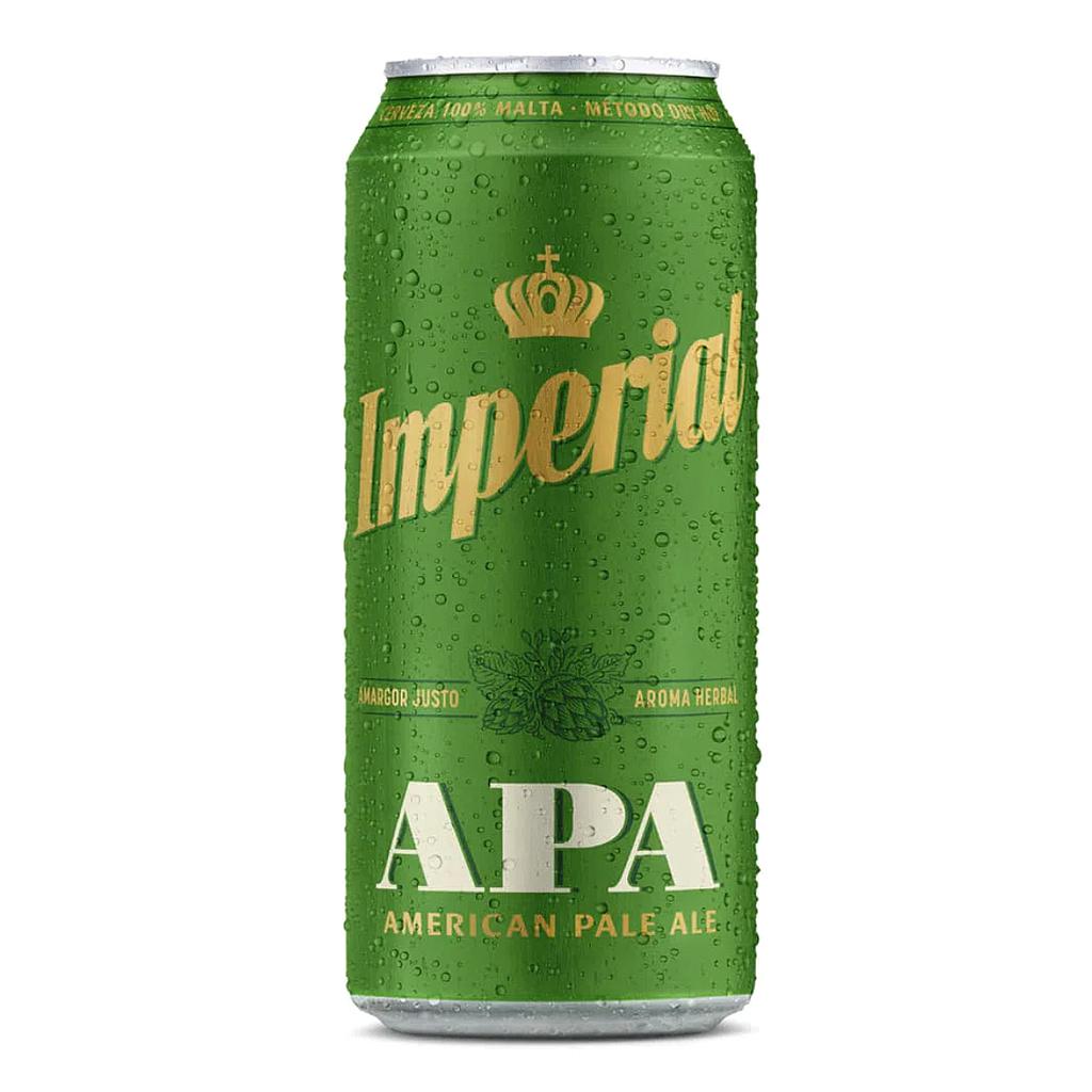 CERVEZA IMPERIAL APA LATA 473 ML