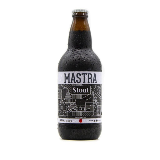 [34037] CERVEZA MASTRA STOUT 500 ML