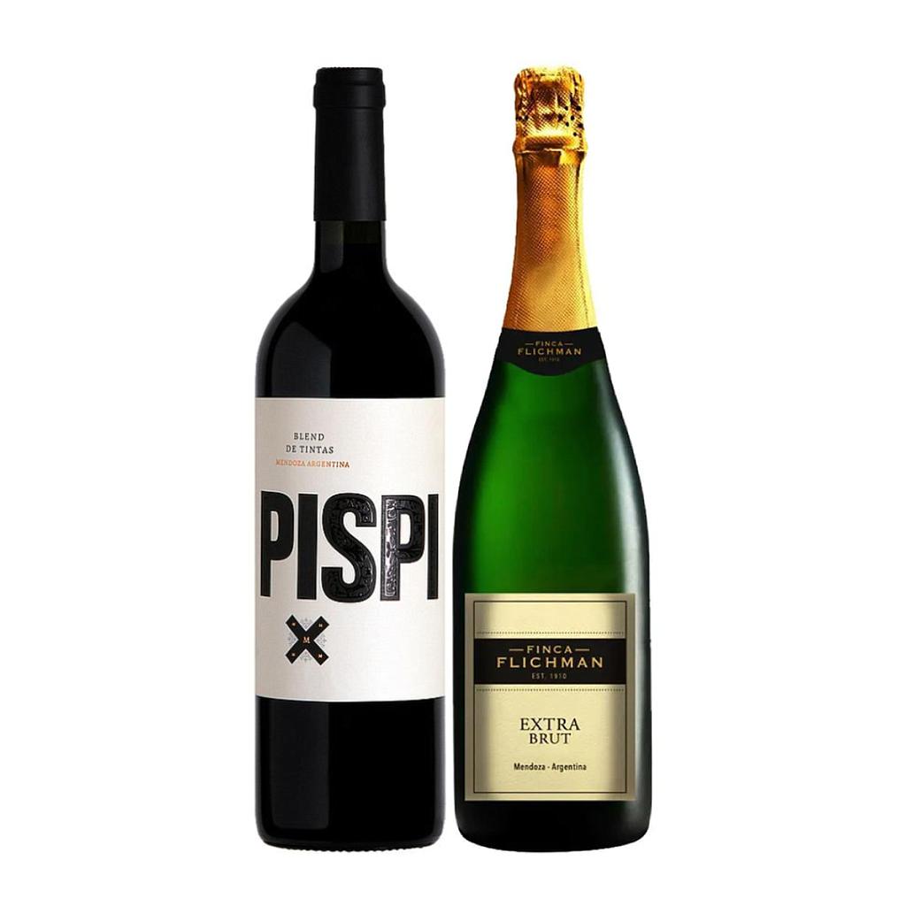 VINO PISPI BLEND DE TINTAS 750 ML + FLICHMAN DE REGALO