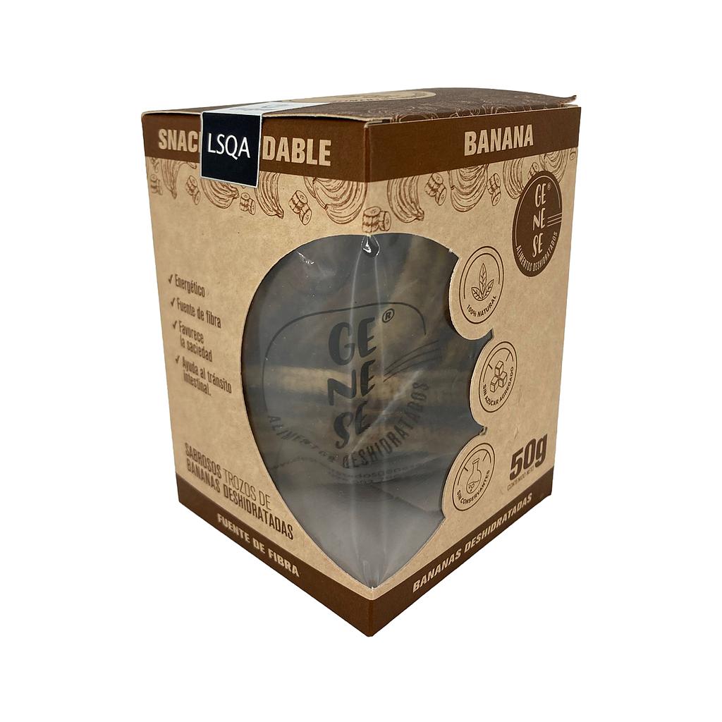 BANANA DESHIDRATADA GENESE 50 GRAMOS