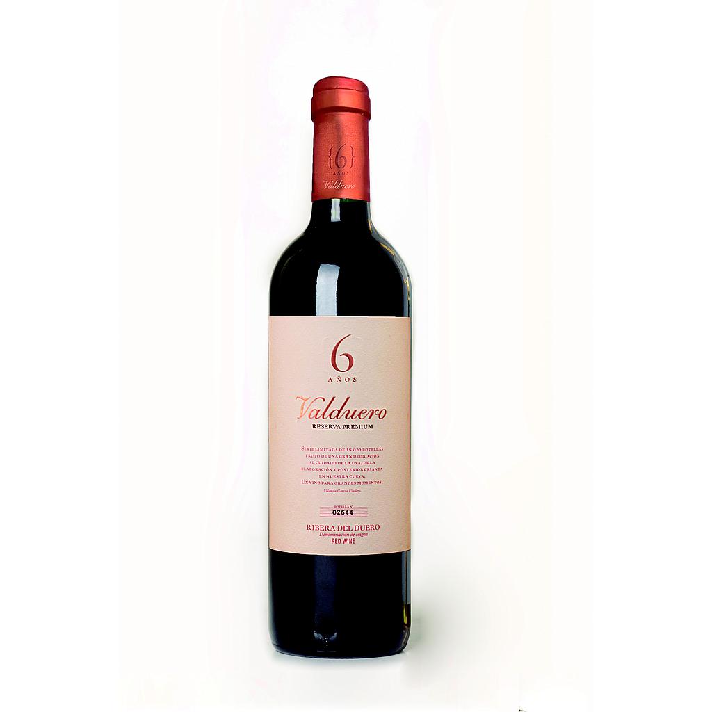 VINO VALDUERO RESERVA PREMIUM 6 AÑOS 2015 750 ML