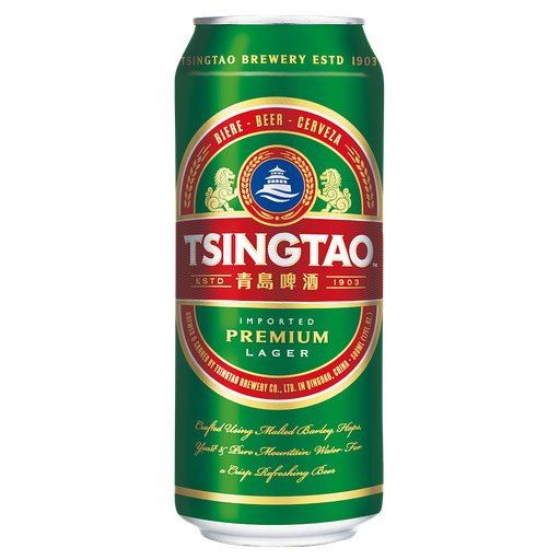 [630] CERVEZA TSINGTAO LATA 500 ML