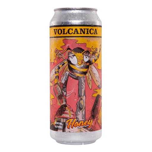 [4202] CERVEZA VOLCANICA LATA HONEY 473 ML
