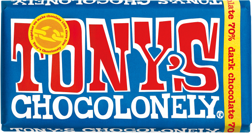 CHOCOLATE TONYS AMARGO 180 GRAMOS