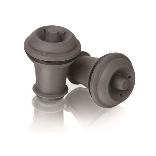 SET 2 PIEZAS TAPON DE VINO VACU VIN