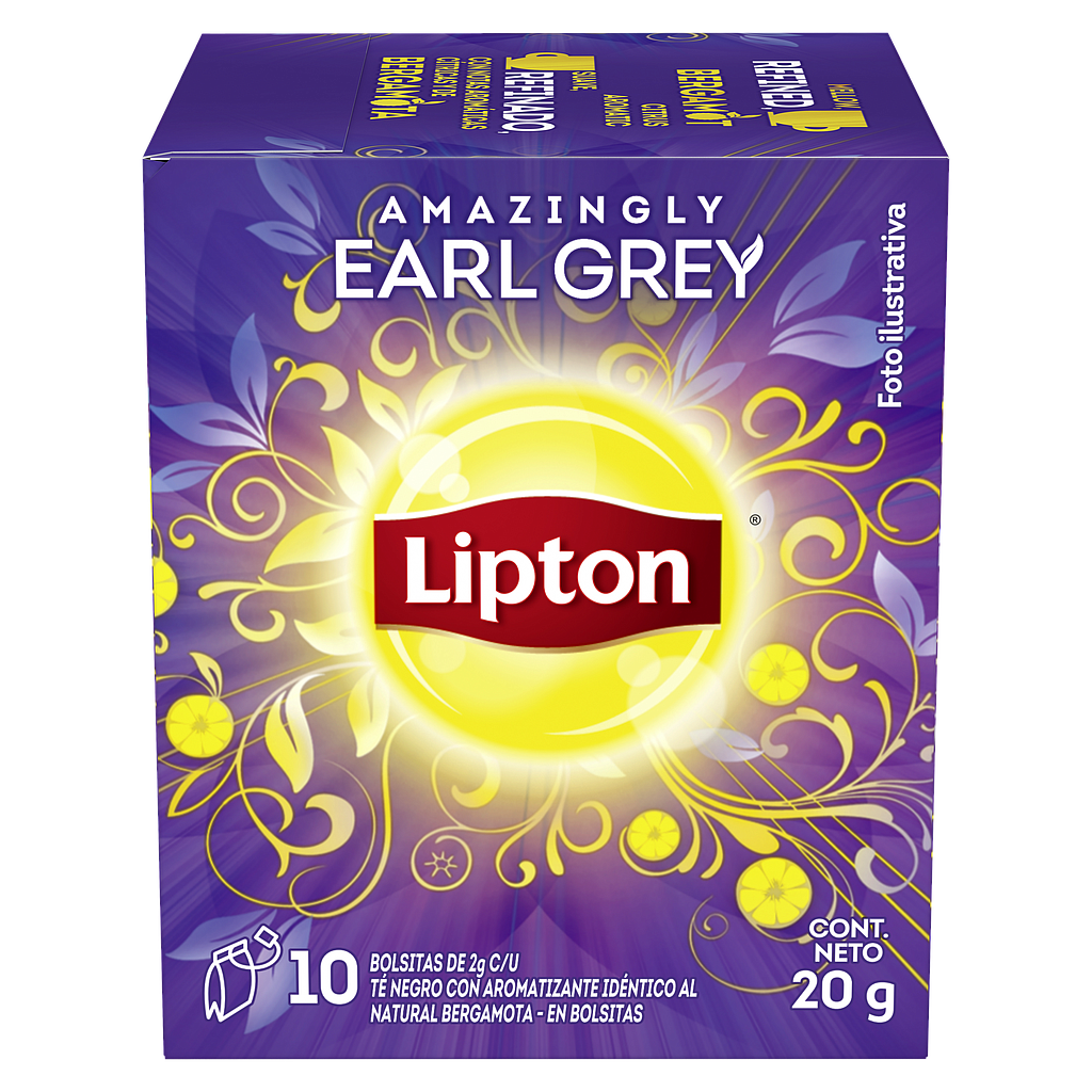TE LIPTON EARL GREY 10 SOBRES