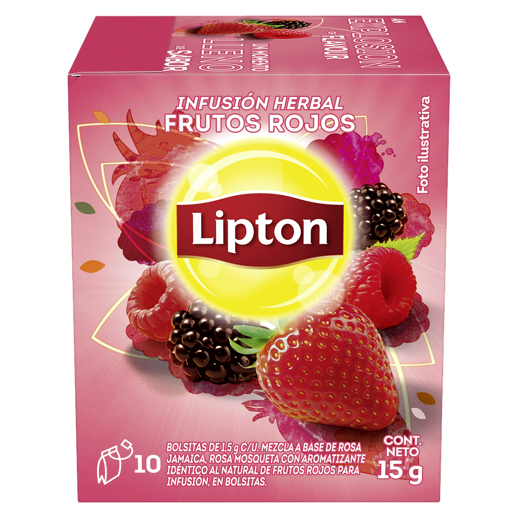TE LIPTON FRUTOS ROJOS 10 SOBRES