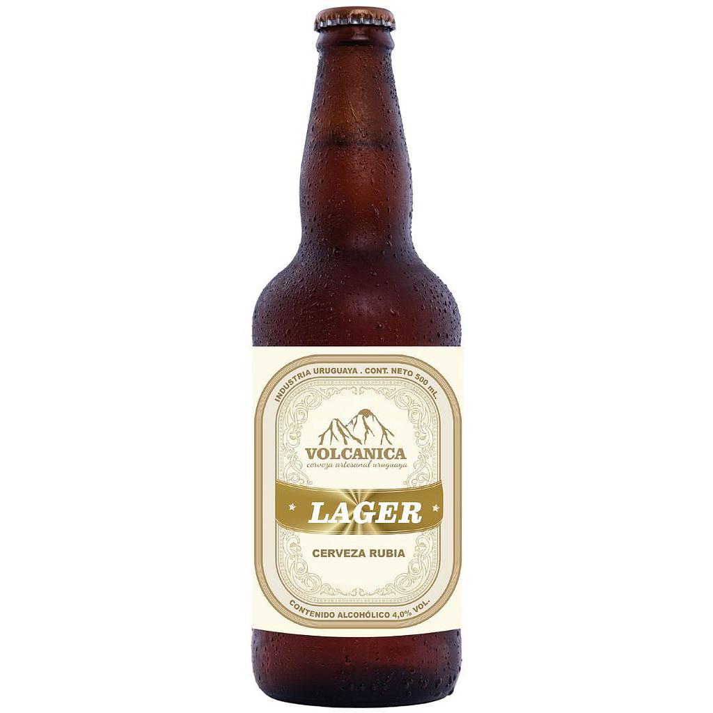 CERVEZA VOLCANICA LAGER 500 ML