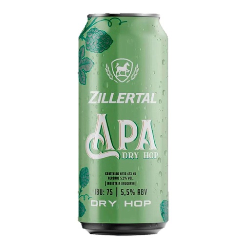 [4455] CERVEZA ZILLERTAL APA LATA 473 ML