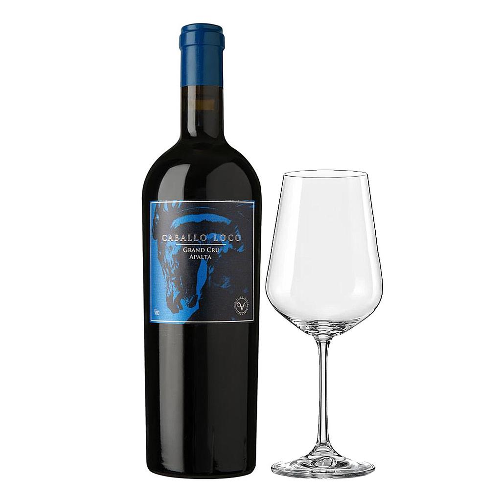 VINO CABALLO LOCO GRAND CRU APALTA 750 ML + COPA DE OBSEQUIO