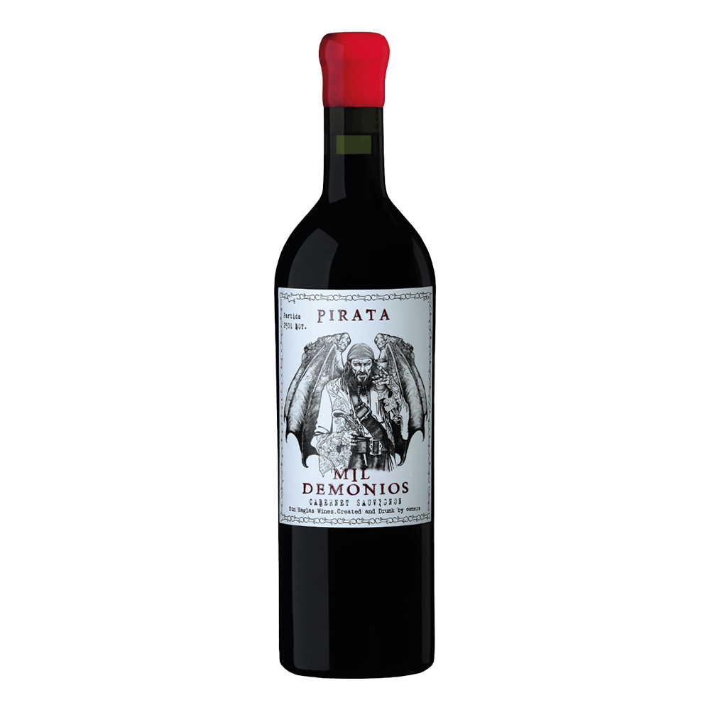 VINO SIN REGLA MIL DEMONIOS PIRATA CABERNET SAUVIGNON 750 ML