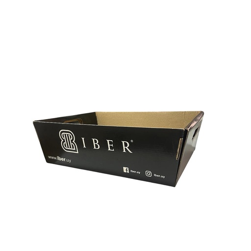 [34345] CESTA NAVIDEÑA NEGRA IBER 2 BOTELLAS