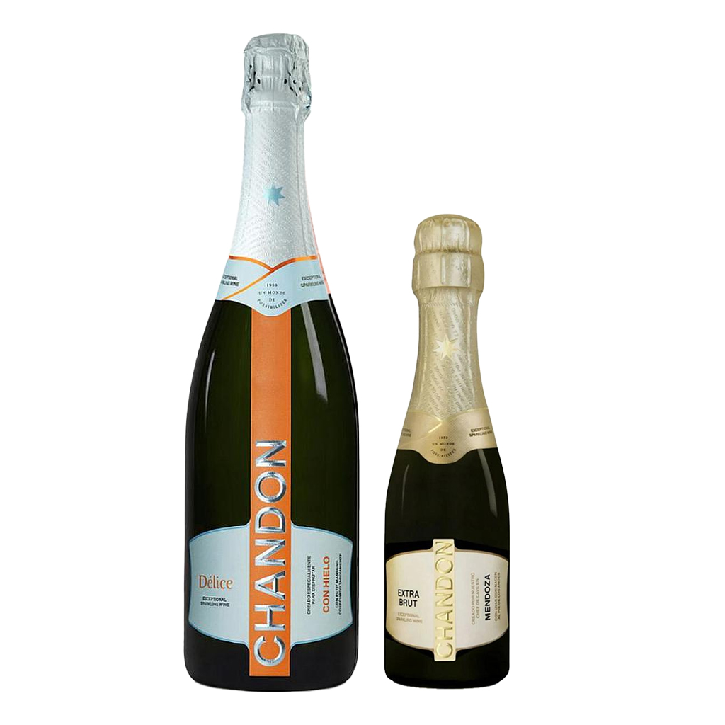 ESPUMOSO CHANDON DELICE 750 ML + CHANDON BRUT 187 ML DE OBSEQUIO