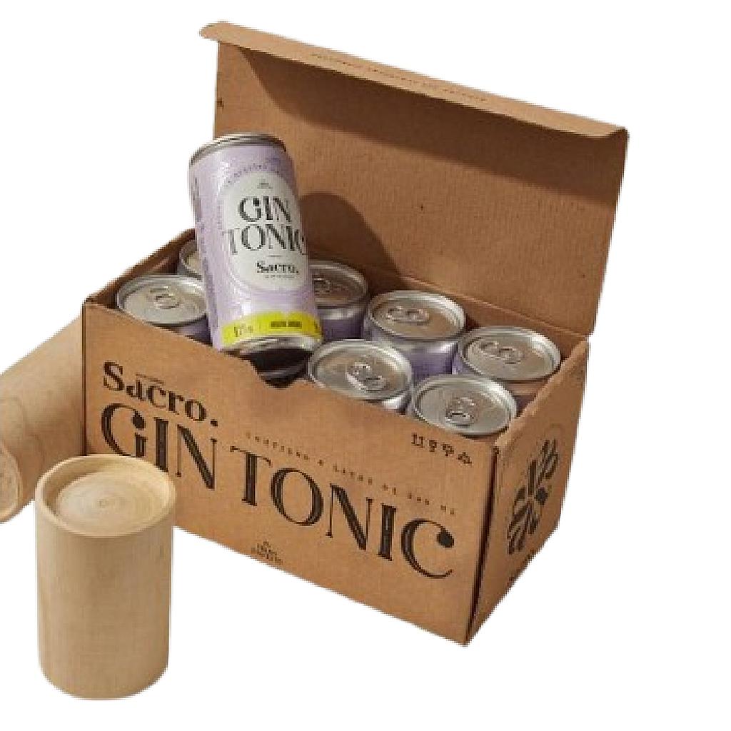 PACK GIN TONIC SACRO POR 8 UNIDADES 269 ML