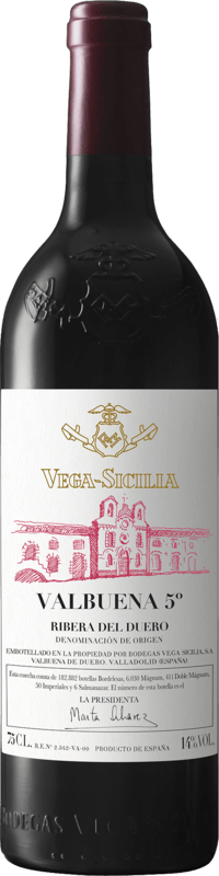 VINO VEGA SICILIA VALBUENA 2019 750 ML
